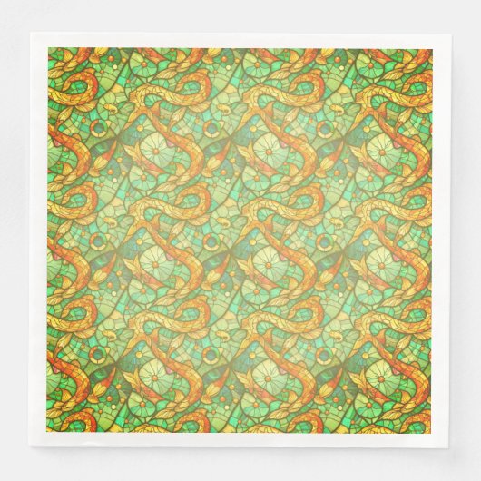 Pisces-Dinner-Servietten Serviette (Vorderseite)