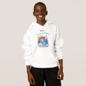 Pisces Dream Keeper Zodiac Kids Hoodie Pullover (Vorne ganz)