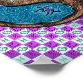 Pisces & Earth Boar Poster (Ecke)