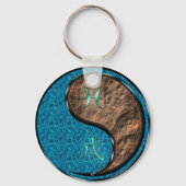 Pisces & Earth Dog Schlüsselanhänger (Rückseite)