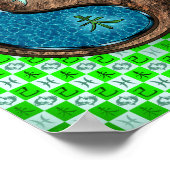 Pisces & Earth Goat Poster (Ecke)