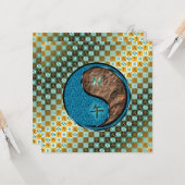 Pisces & Earth Horse Karte (Vorderseite/Rückseite Beispiel)