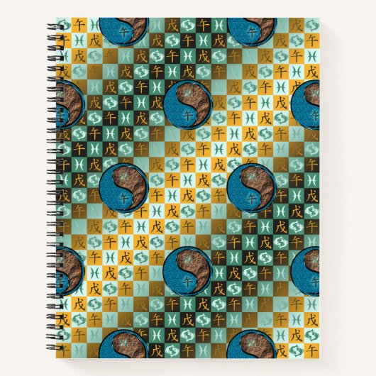 Pisces & Earth Horse Notizblock (Vorderseite)