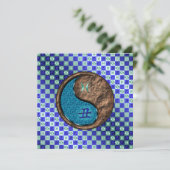 Pisces & Earth Ox Karte (Stehend Vorderseite)