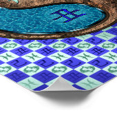 Pisces & Earth Ox Poster (Ecke)