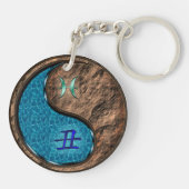 Pisces & Earth Ox Schlüsselanhänger (Rückseite)