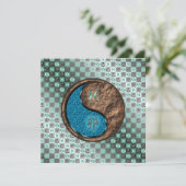 Pisces & Earth Rabbit Karte (Stehend Vorderseite)