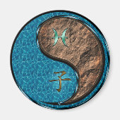 Pisces & Earth Rat Magnet (Vorne)