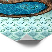 Pisces & Earth Snake Poster (Ecke)
