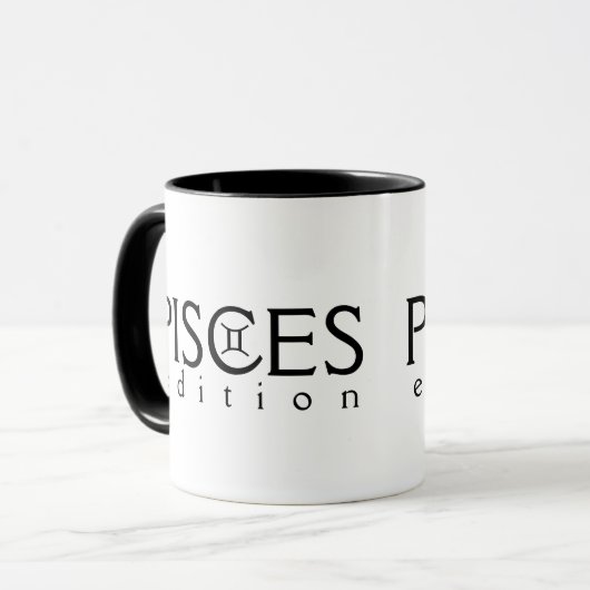 Pisces Edition mit Symbol-Tasse Tasse (Vorderseite Links)