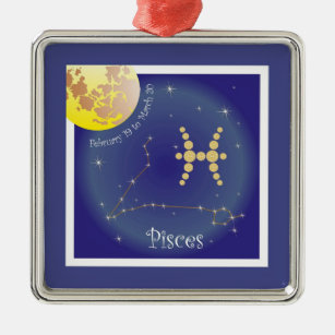 Pisces February 19 to March 20 Ornament
