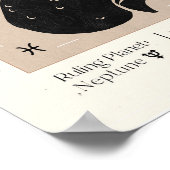 Pisces Feminine Zodiac Poster (Ecke)