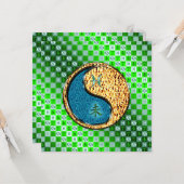 Pisces & Fire Goat Karte (Vorderseite/Rückseite Beispiel)