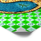 Pisces & Fire Goat Poster (Ecke)