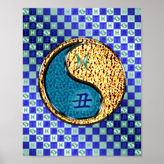Pisces & Fire Ox Poster (Vorne)