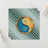 Pisces & Fire Rabbit Karte (Vorderseite/Rückseite Beispiel)