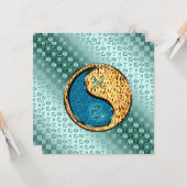 Pisces & Fire Snake Karte (Vorderseite/Rückseite Beispiel)