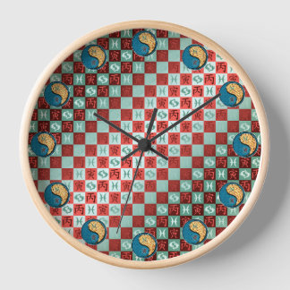 Pisces & Fire Tiger Uhr