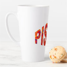 Pisces - Firey Orange Yellow Blue