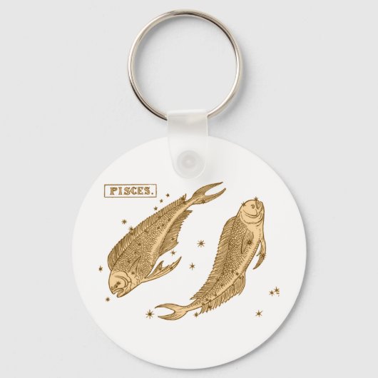 Pisces - Fisch Schlüsselanhänger (Vorderseite)