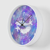 Pisces Fish Constellation Stars Name Birthday Gift Uhr (Winkel)