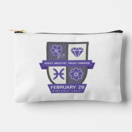 Pisces Geburtstags-Wappen™ für 19.-29. Februar Zubehörtasche