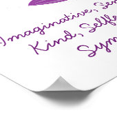 Pisces - Girl Horoskop Poster (Ecke)