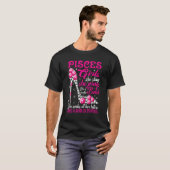 Pisces Girl Like a Boss in Control diamond shoes F T-Shirt (Vorne ganz)