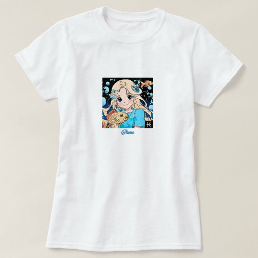 Pisces Girl T-Shirt (Design vorne)