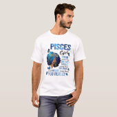 Pisces Girl weiß mehr als sie sagt Black Queen m T-Shirt (Vorne ganz)