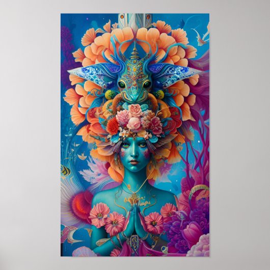 Pisces Goddess Poster (Vorne)
