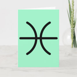 Pisces Greeting Card Karte