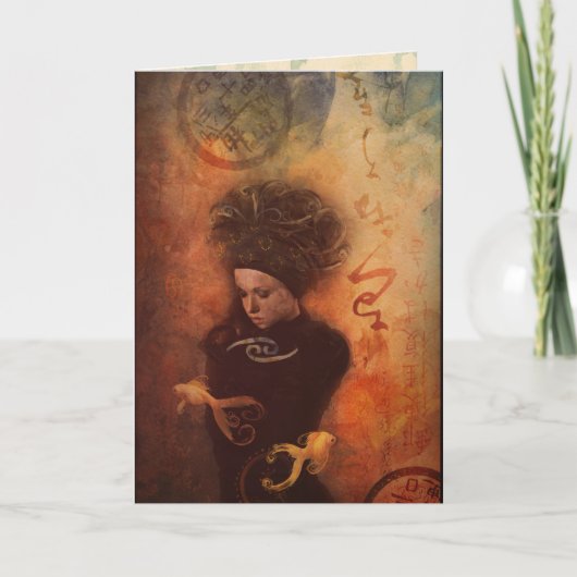 Pisces Greeting Karte (Vorderseite)
