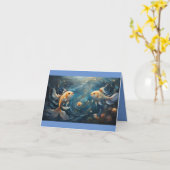 Pisces Happy Birthday Karte (Gelbe Blume)