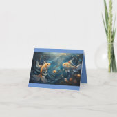 Pisces Happy Birthday Karte (Vorderseite)