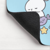 Pisces Harmony: Bunny Mermaid Duo Mousepad (Ecke)