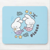 Pisces Harmony: Bunny Mermaid Duo Mousepad (Vorne)