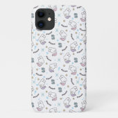 Pisces Harmony: Bunny Mermaids Muster Case-Mate iPhone Hülle (Rückseite)