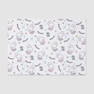 Pisces Harmony: Bunny Mermaids Muster Seidenpapier