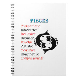 Pisces Horoscope Notizblock