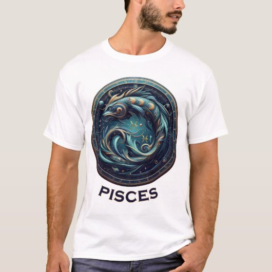 Pisces Horoscope T - Shirt (Vorderseite)