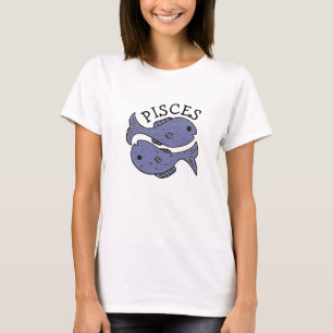 Pisces Horoscope Zodiac Astrologisches Zeichen T-Shirt