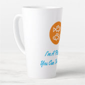 Pisces Horoscope Zodiac Sign Modern Minimalistisch Milchtasse (Linke Ecke)