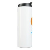 Pisces Horoscope Zodiac Sign Modern Minimalistisch Thermosbecher (Nach links gedreht)