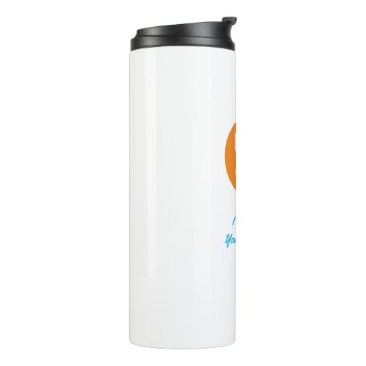 Pisces Horoscope Zodiac Sign Modern Minimalistisch Thermosbecher (Nach links gedreht)