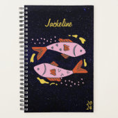 Pisces Horoskop Astrologie Space Star Personal Planer (Vorderseite)