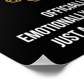 Pisces - Horoskop, Funny Zodiac-Zeichen-Spaß Poster (Ecke)