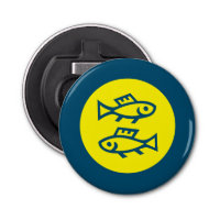 Pisces Horoskop Gelb Blau Modern Minimalistisch