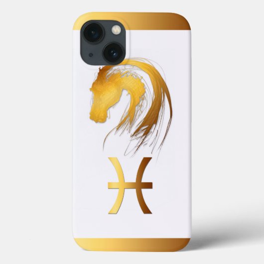 Pisces Horse Chinese and Western Astrology Case-Mate iPhone Hülle (Rückseite)