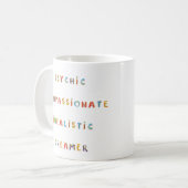 Pisces Inner Child Zodiac Astrologie Kaffeetasse (Vorderseite Links)